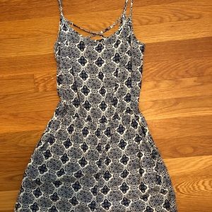 Patterned romper